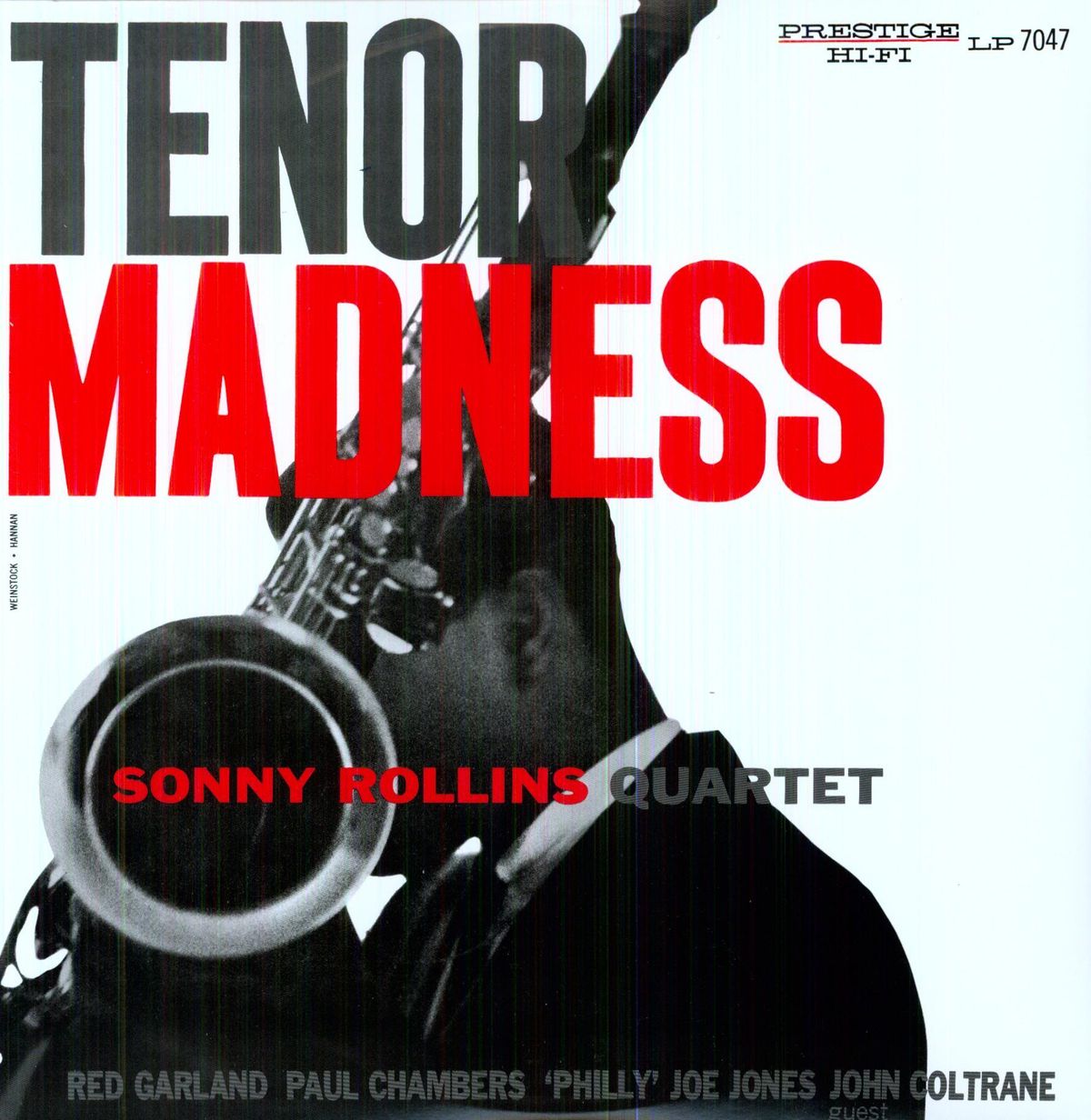 SONNY Quartet Rollins “Tenor Madness” LP cover art
