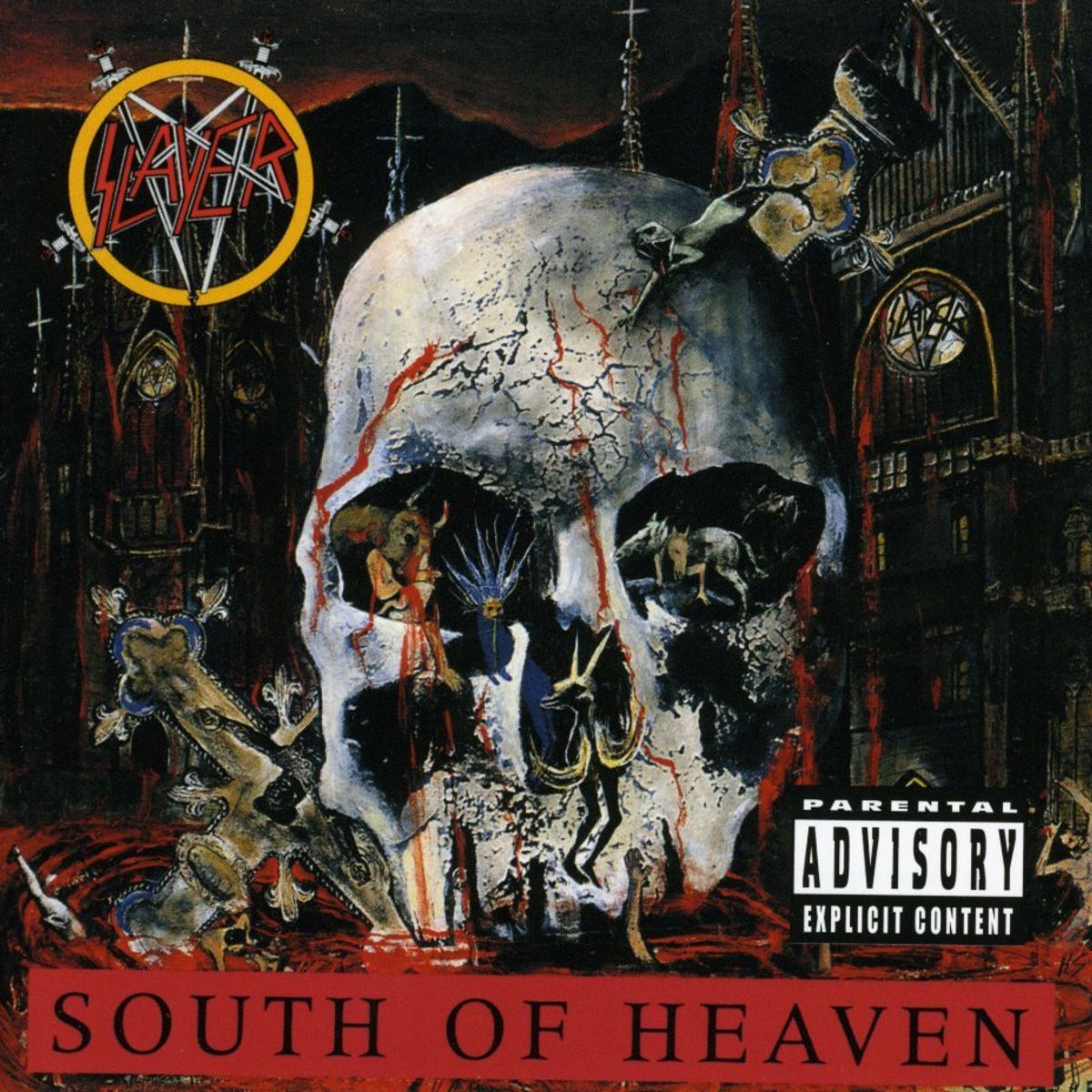 Slayer - South Of Heaven CD cover