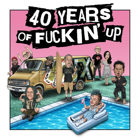 NOFX 40 Years of Fuckin' Up: Soundtrack + Score cover art