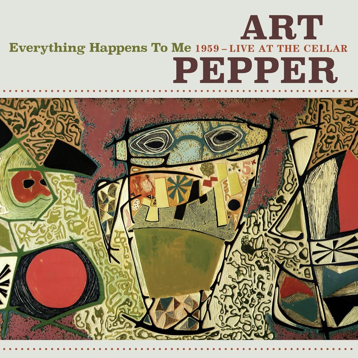 Art Pepper “Everything Happens to Me: 1959 - Live at the Cellar” 4xCD cover art