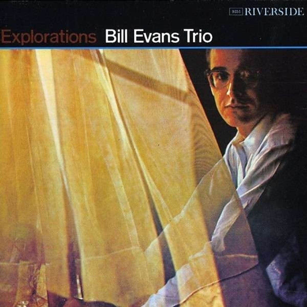 Bill Evans Trio “Explorations” LP cover art