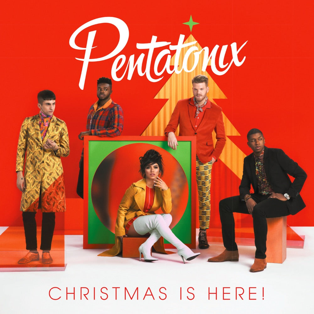 Pentatonix Christmas Is Here! CD cover art