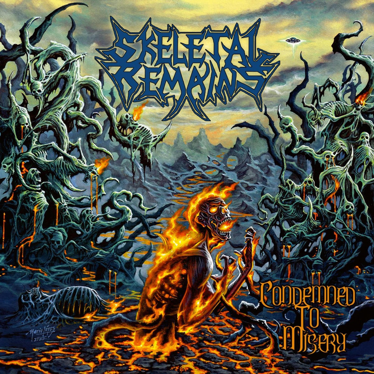Skeletal Remains Condemned To Misery album cover