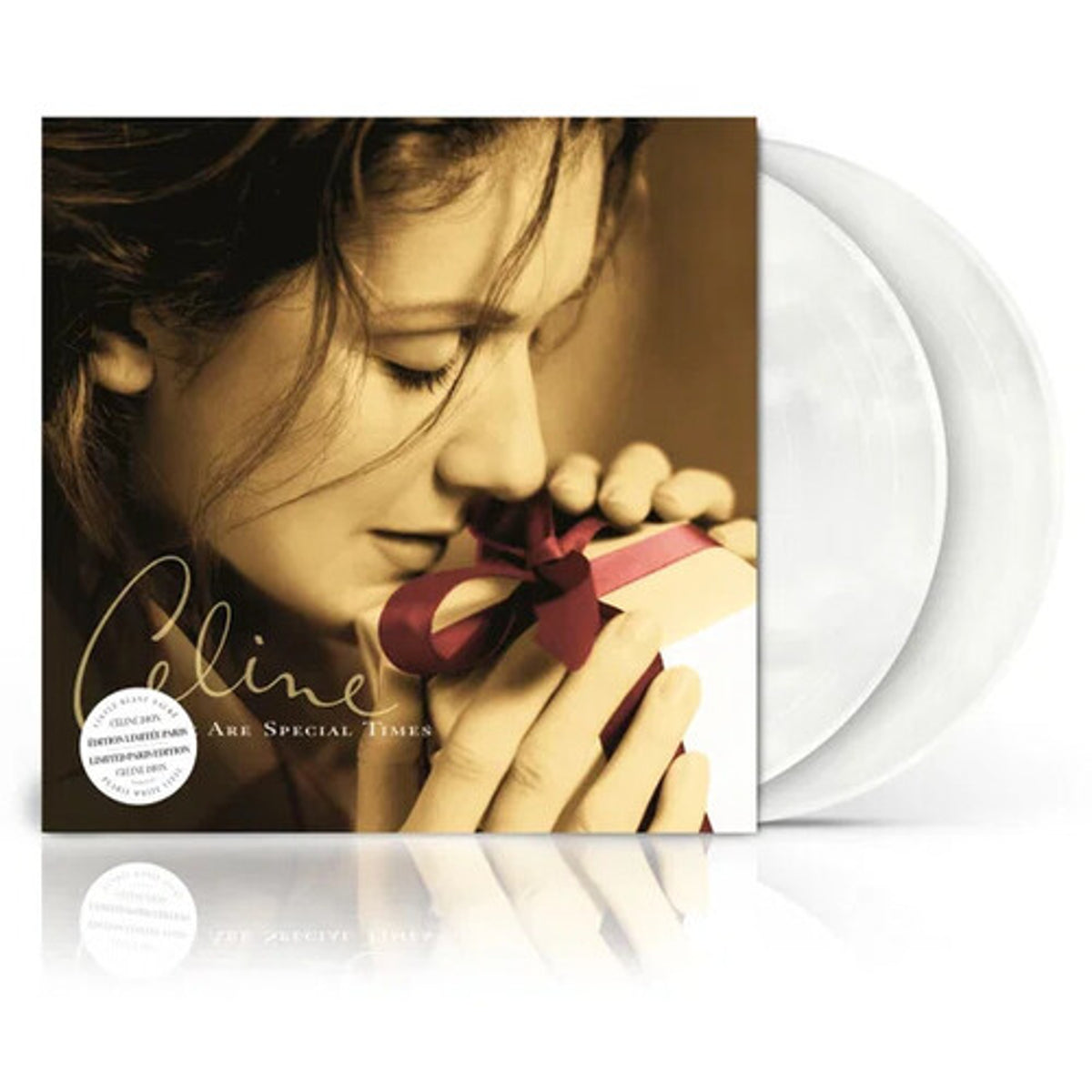 Celine Dion "These Are Special Times" (Pearly White vinyl; import) 2xLP cover art
