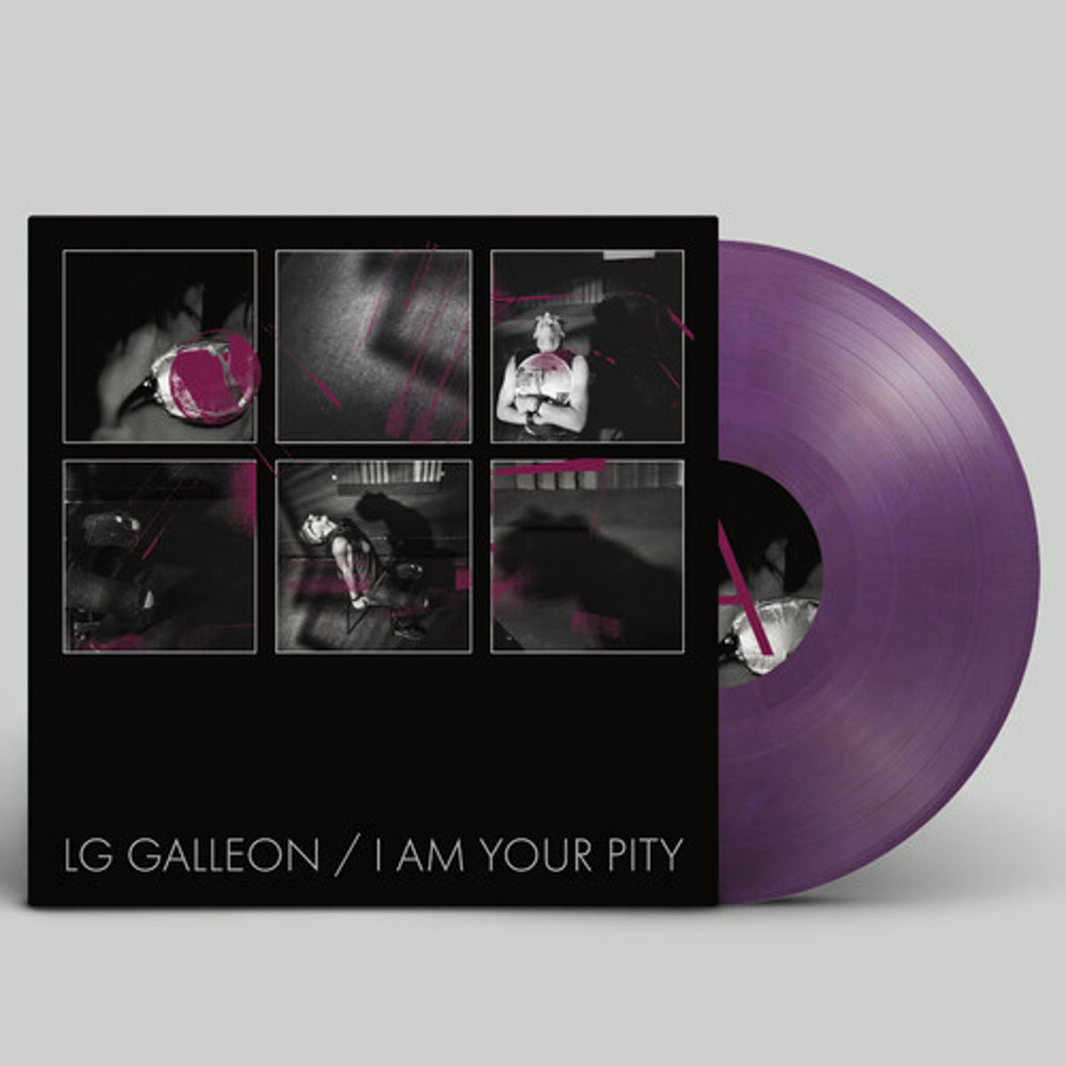 LG Galleon "I Am Your Pity" (Dark Orchid vinyl) LP cover art