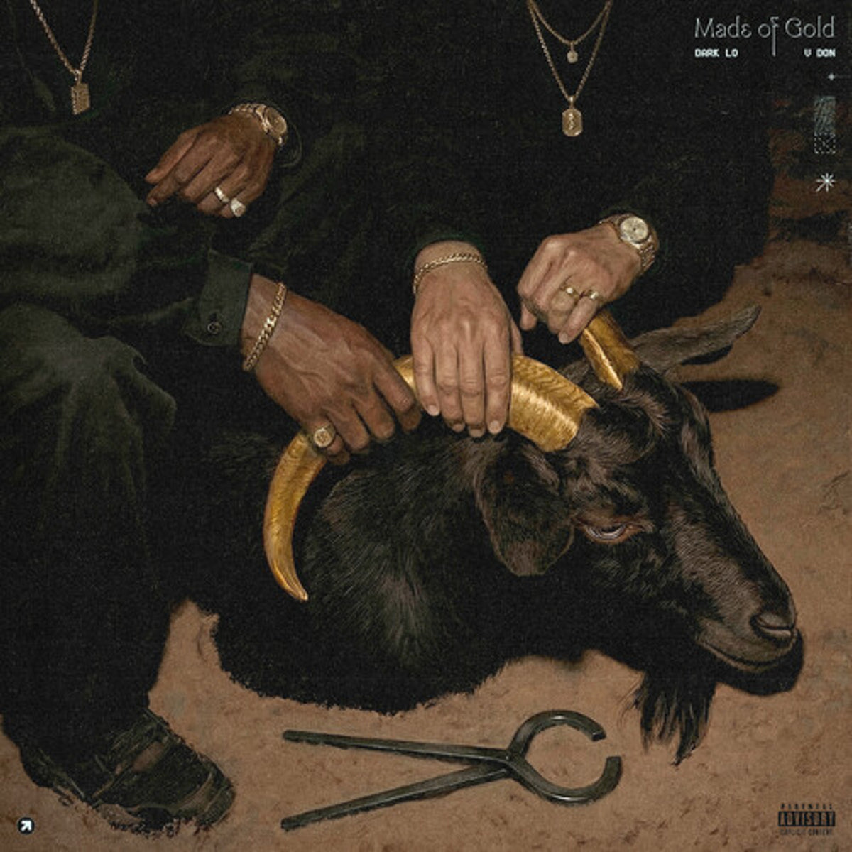 Dark Lo / V Don "Made of Gold" LP cover art