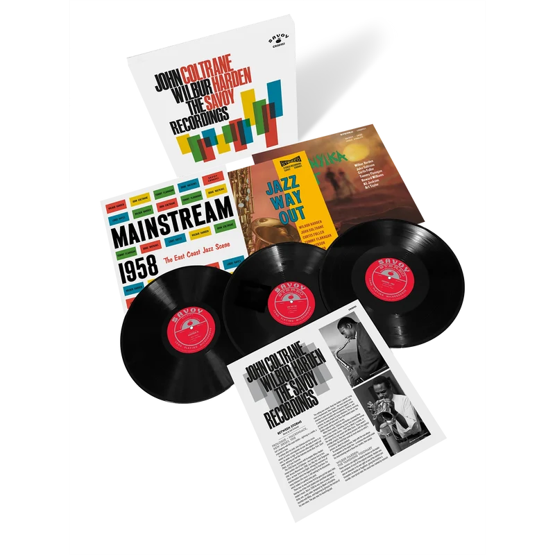 John Coltrane & Wilbur Harden "The Savoy Recordings" (180g Vinyl Box Set) 3xLP cover art