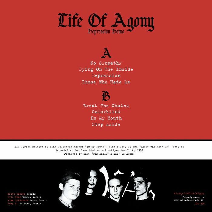 Life of Agony "Depression Demo" LP