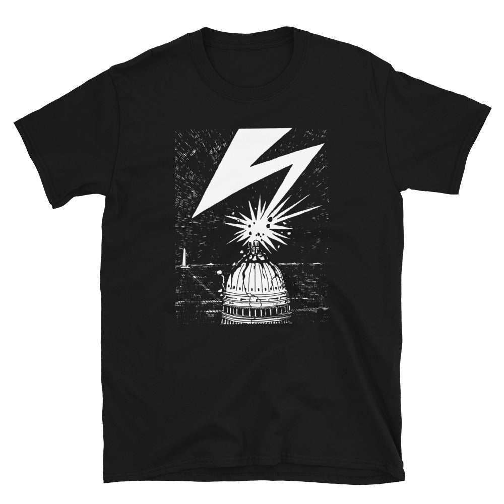 Bad Brains – Capitol White on Black T-shirt - Spitefun