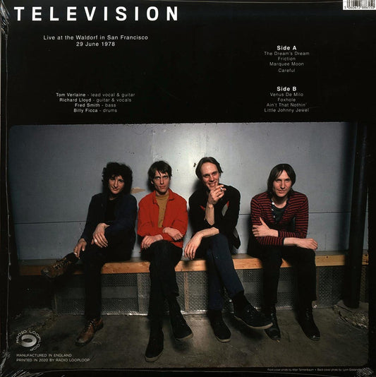 Television "Live At The Waldorf" LP