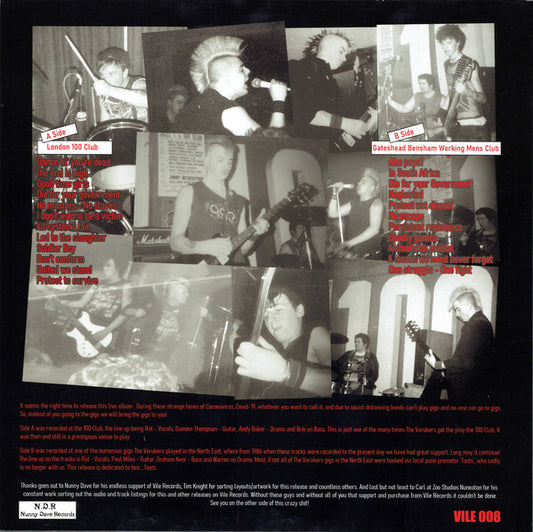 Varukers "Noise Bastards" LP