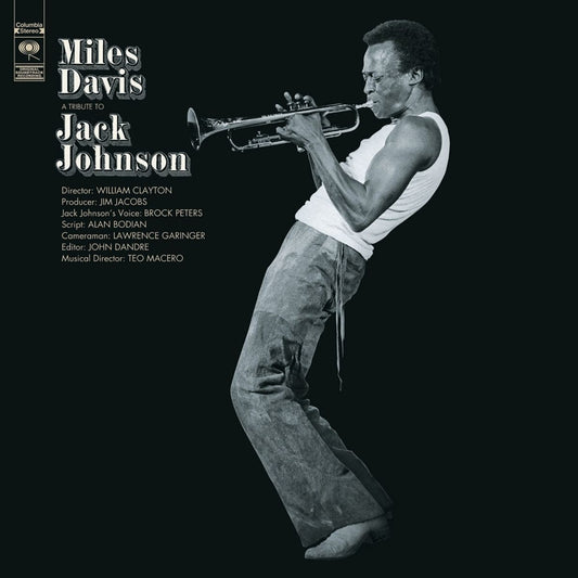 Miles Davis “Tribute to Jack Johnson” (140g/Download Insert) LP cover art