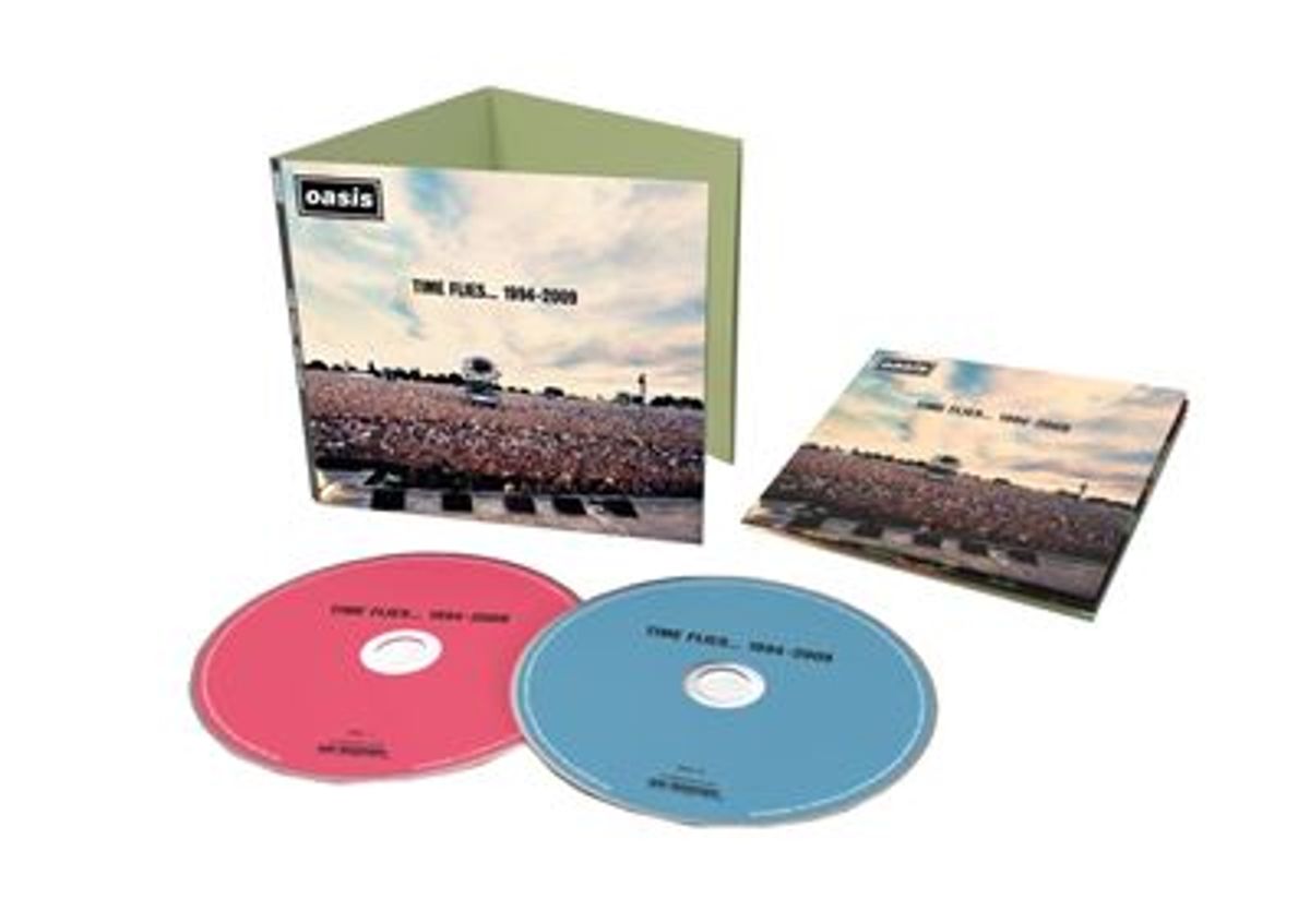Oasis - Time Flies… 1994–2009 CD cover