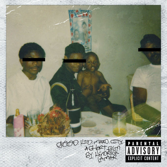 Kendrick Lamar “good kid, m.A.A.d city (Remixes)” CD cover art