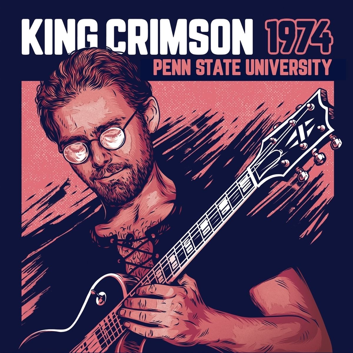 King Crimson - Penn State UNI 29 June, 1974 CD cover