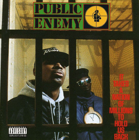 Public Enemy “It Takes a Nation of Millions to Hold Us Back” CD cover art