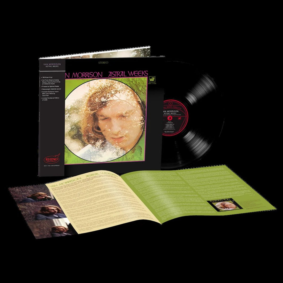 Van Morrison "Astral Weeks" (Limited Edition Rhino Hi-Fi) LP cover art