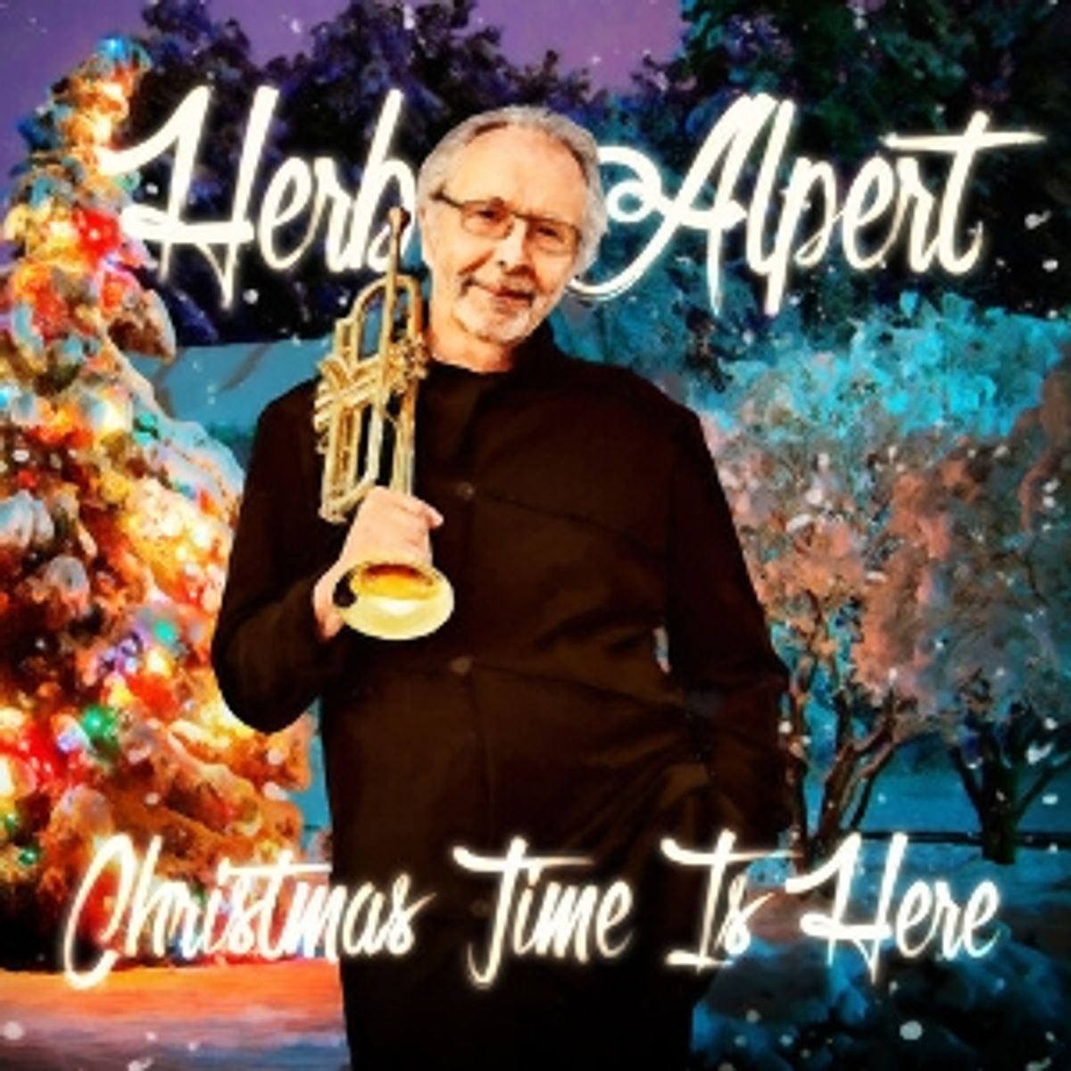 Herb Alpert “Christmas Time Is Here” CD cover art