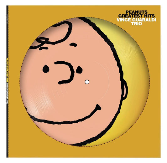 Vince Guaraldi Trio “Peanuts Greatest Hits” (Picture Disc) LP cover art