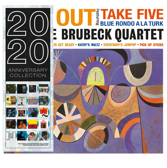 Dave Brubeck Quartet “Time Out” (Blue Vinyl) LP cover art