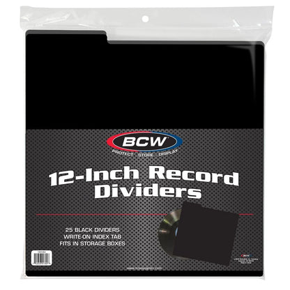 12 Inch Black Dividers