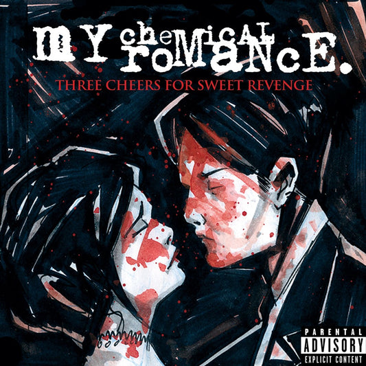 My Chemical Romance Three Cheers for Sweet Revenge CD cover art