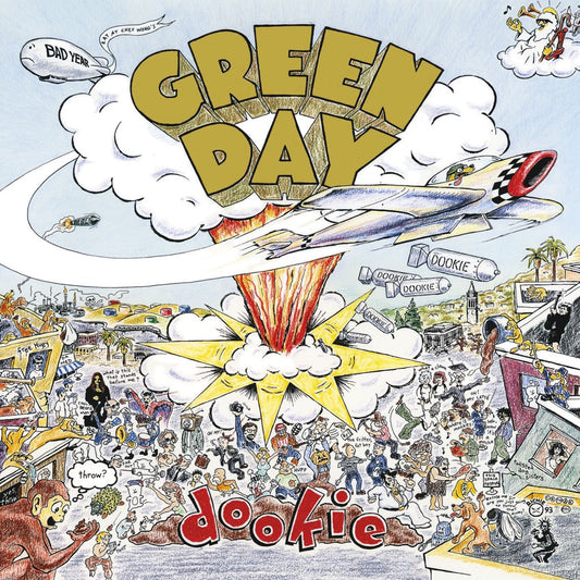 Green Day Dookie CD cover art