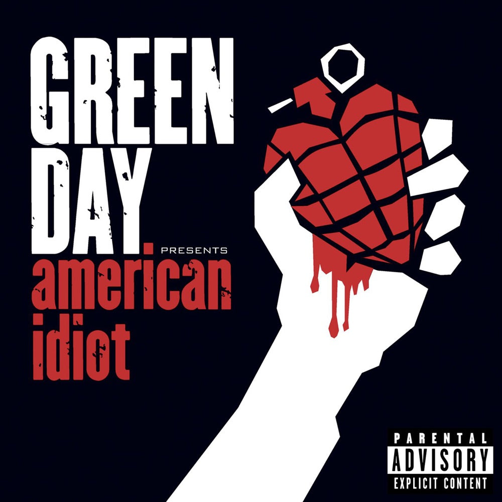 Green Day American Idiot CD cover art