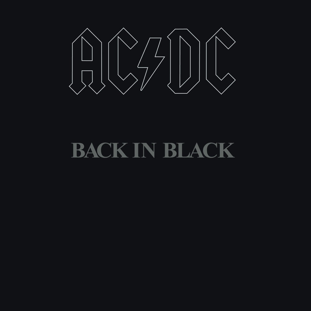 AC/DC Back in Black CD cover art