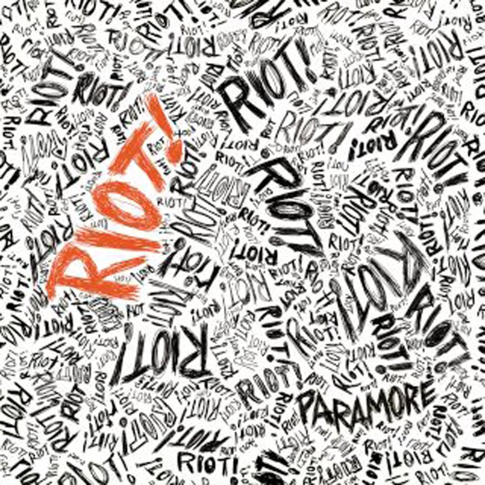 Paramore Riot! CD cover art