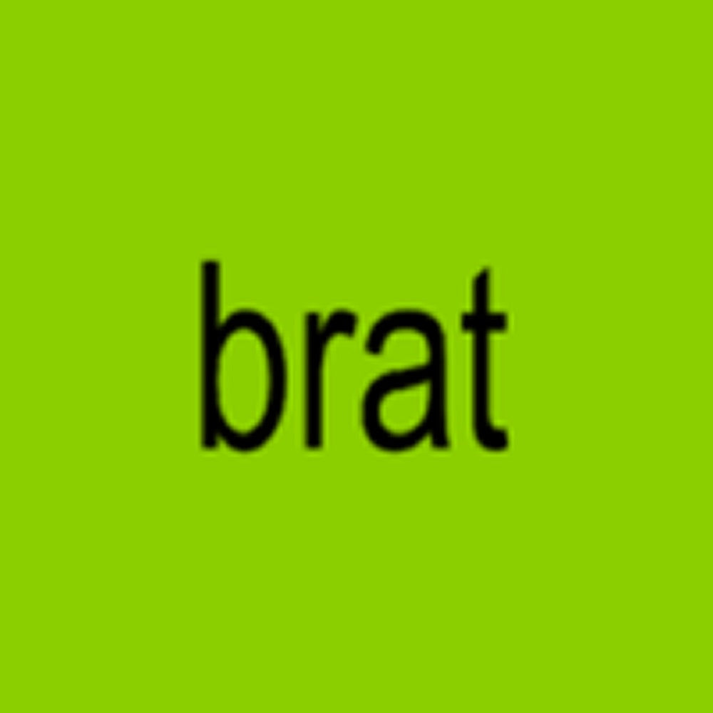 Charli xcx Brat CD cover art