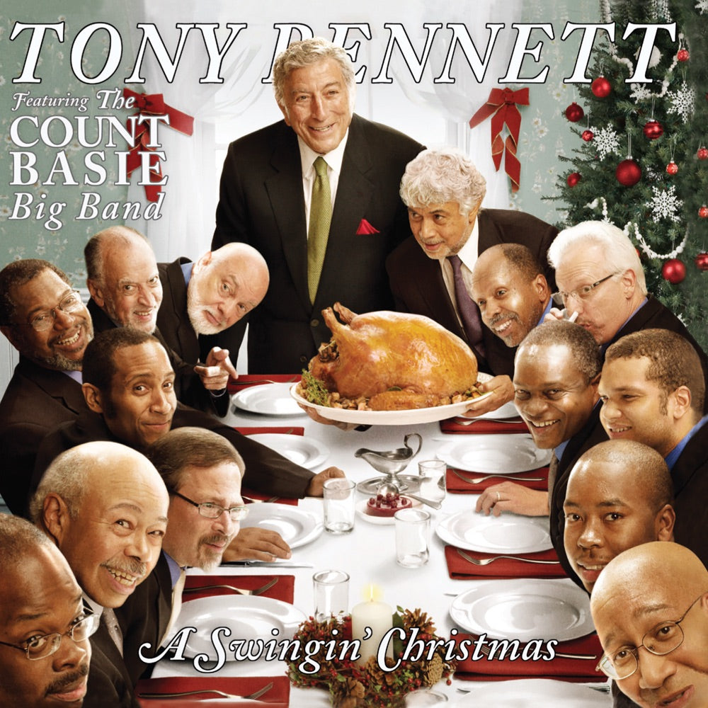 Tony Bennett A Swingin' Christmas CD cover art