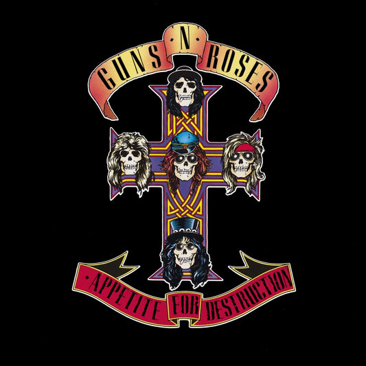 Guns N' Roses Appetite for Destruction CD cover art
