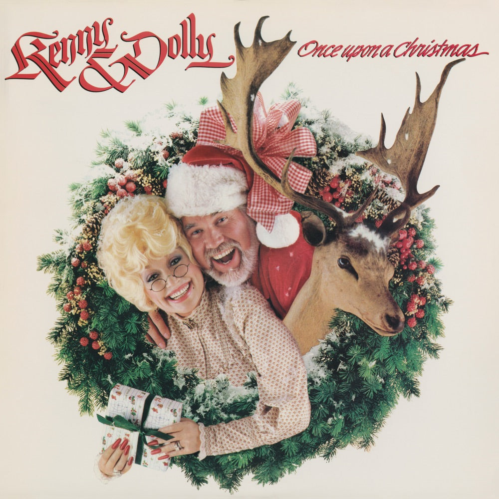 Kenny Rogers & Dolly Parton Once Upon a Christmas CD cover art