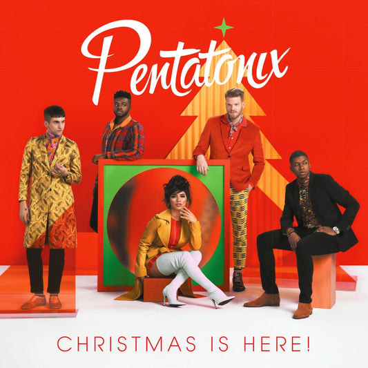 Pentatonix Christmas Is Here! CD cover art