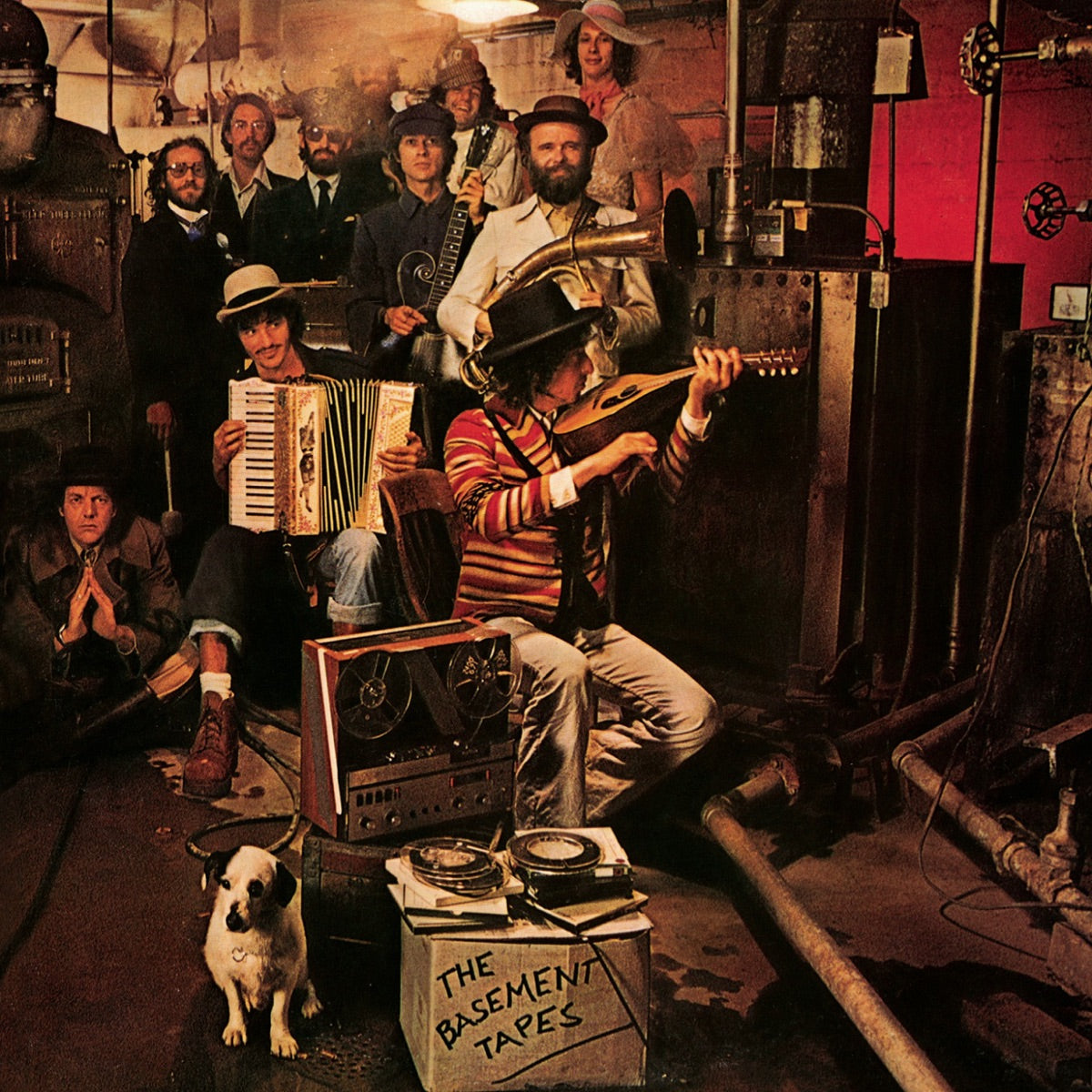 Bob Dylan & The Band - The Basement Tapes square album cover art