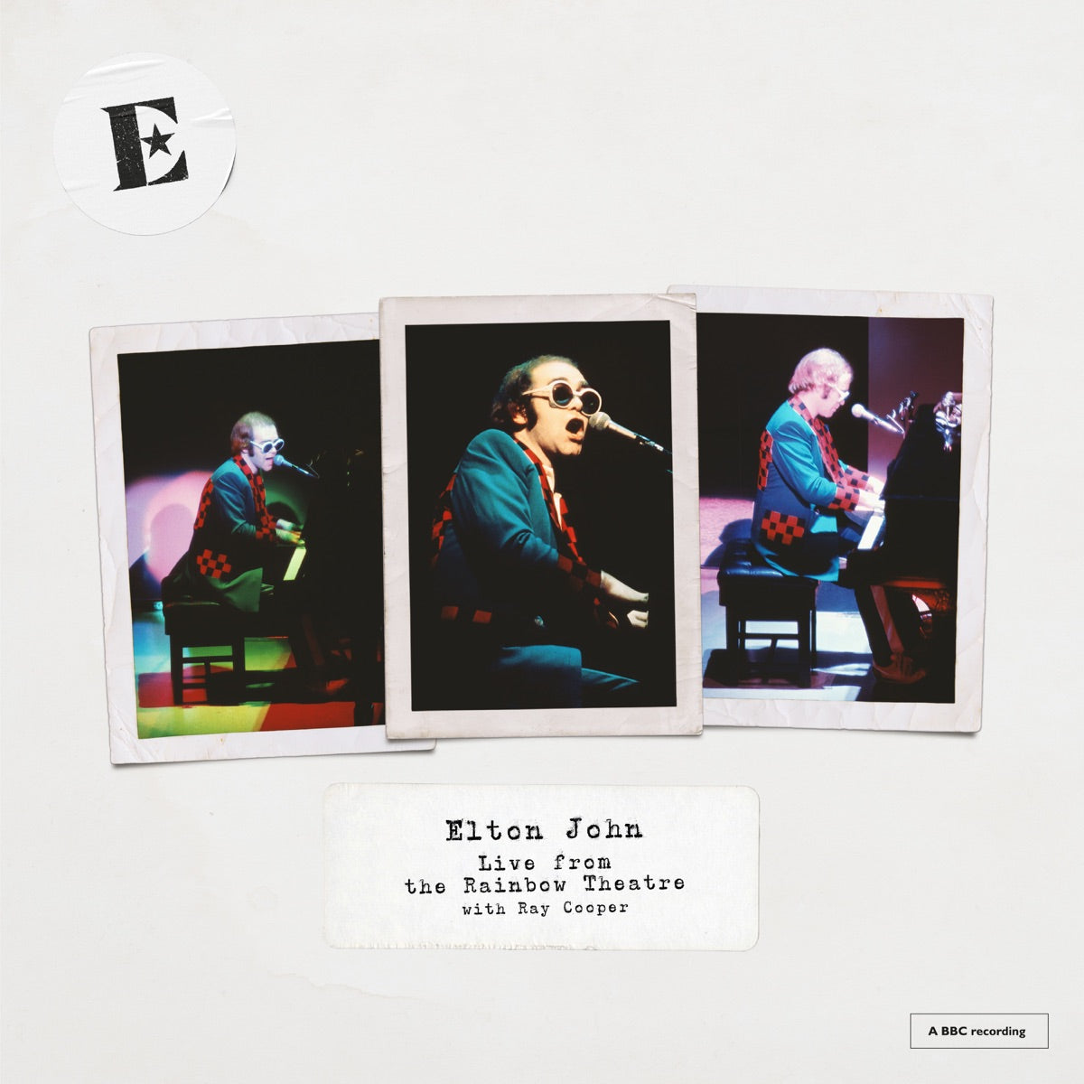 Elton John Live from the Rainbow Theatre with Ray Cooper album cover