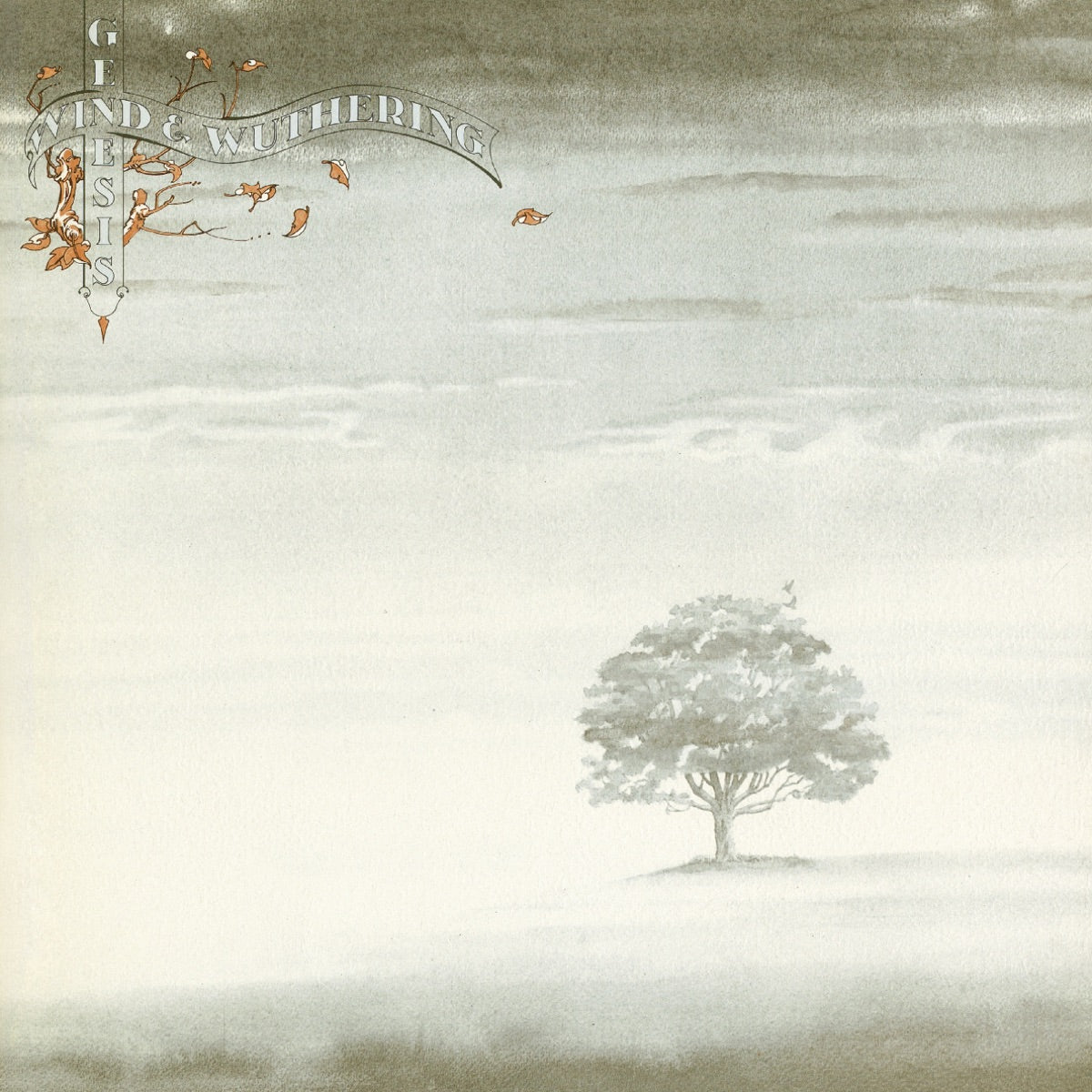 Genesis "Wind & Wuthering (50th Anniversary)" LP (Limited Edition Lone Tree Green Vinyl) cover art