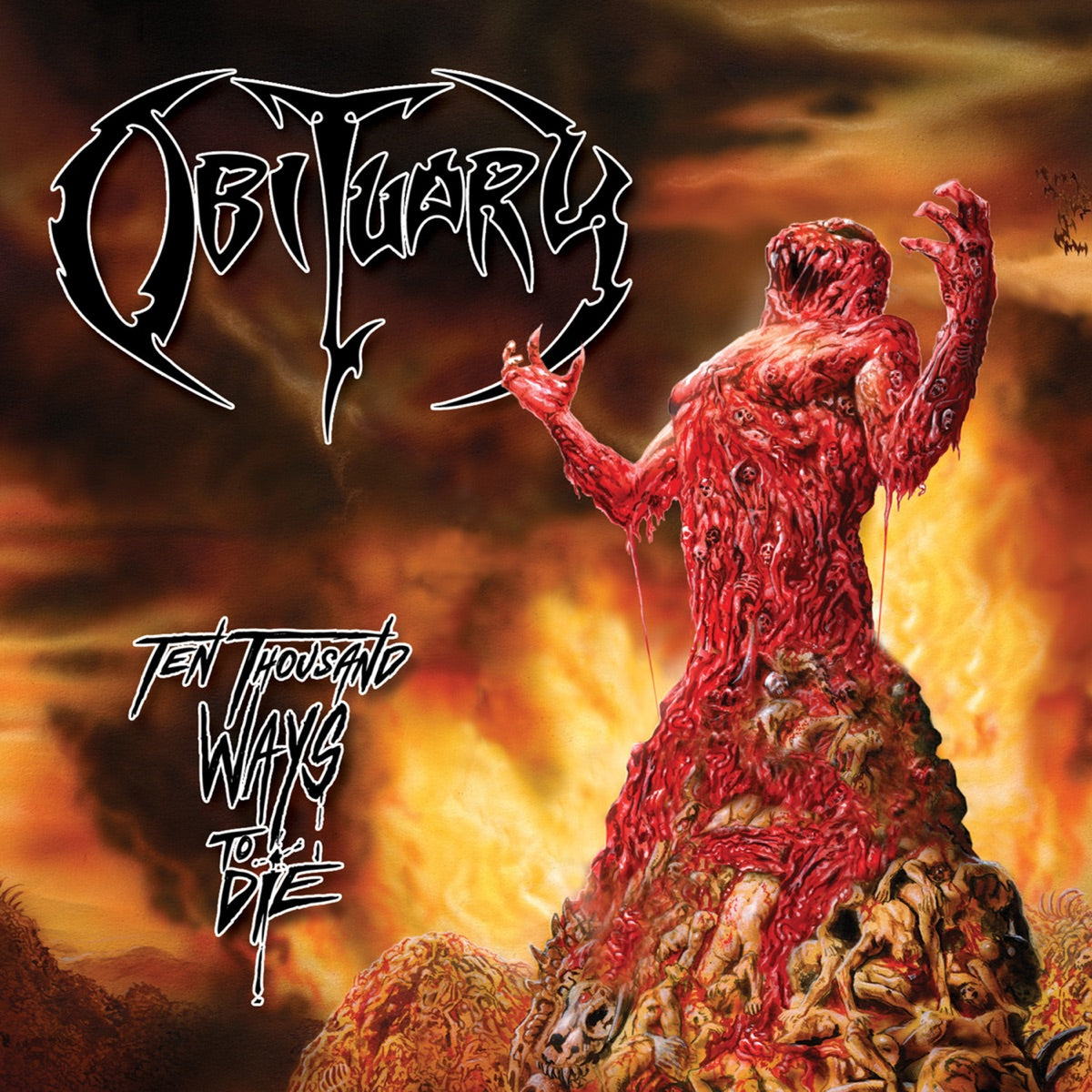 Obituary - Ten Thousand Ways to Die album cover