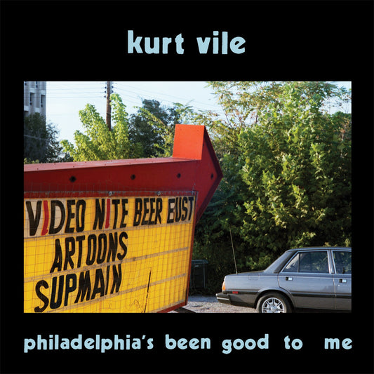 Kurt Vile “Philadelphia’s Been Good To Me” 2xLP album cover
