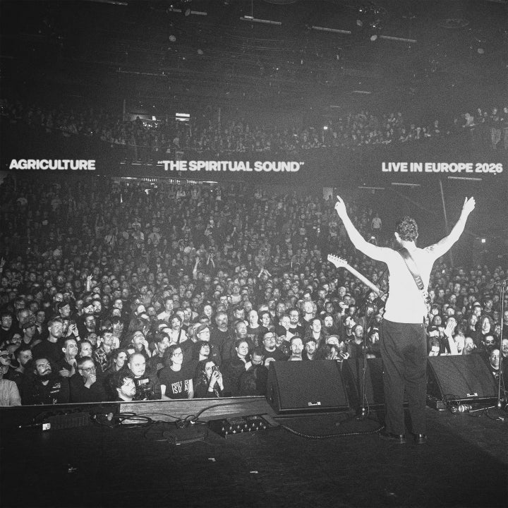 Agriculture “The Spiritual Sound, Live in Europe 2026” (Black Vinyl) LP cover
