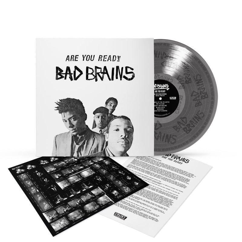Bad Brains "Are You Ready: The First Studio Recording (Inner Ear - March 1979)" (Transparent Black Vinyl) LP cover art