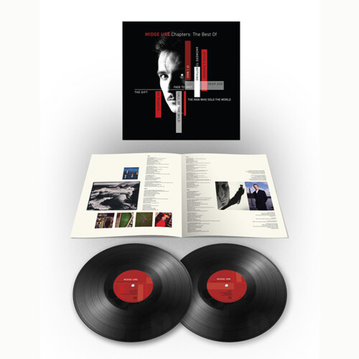 Midge Ure "Chapters: The Best Of" 2xLP cover art