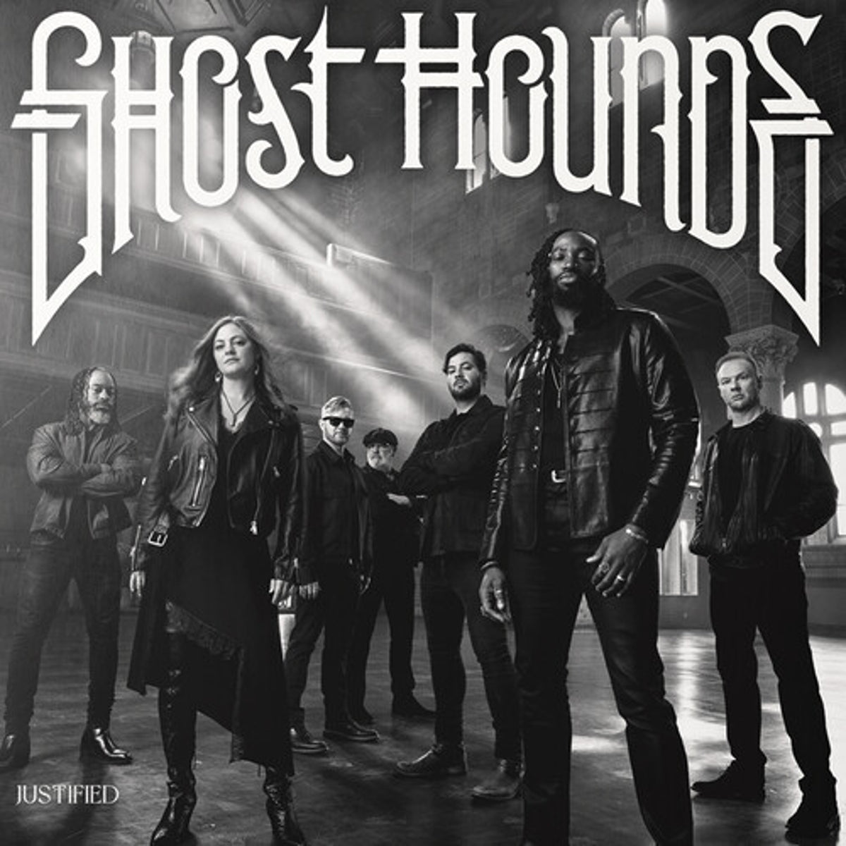 Ghost Hounds "Justified" LP cover art