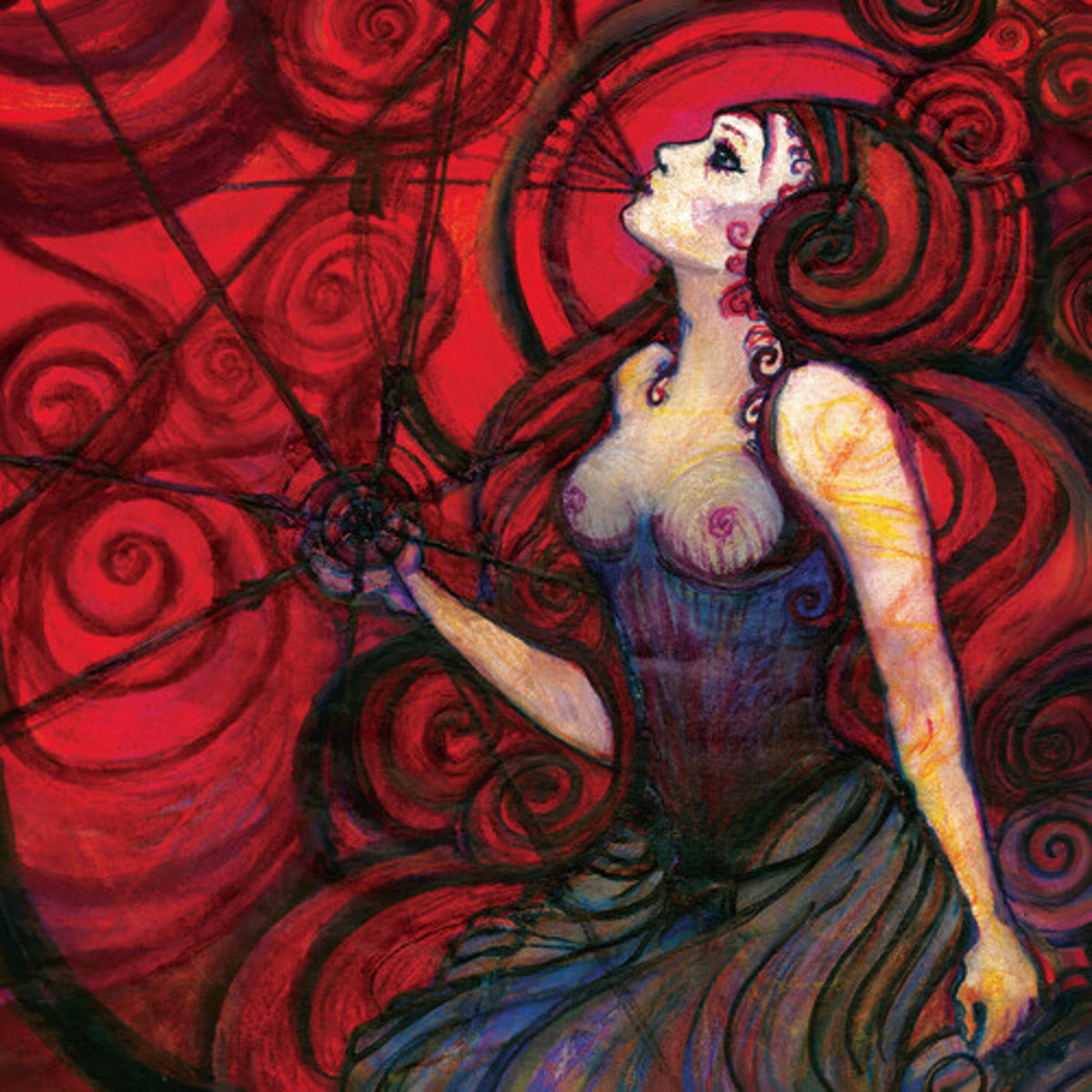 Nachtmystium "The World We Left Behind" 2xLP cover art