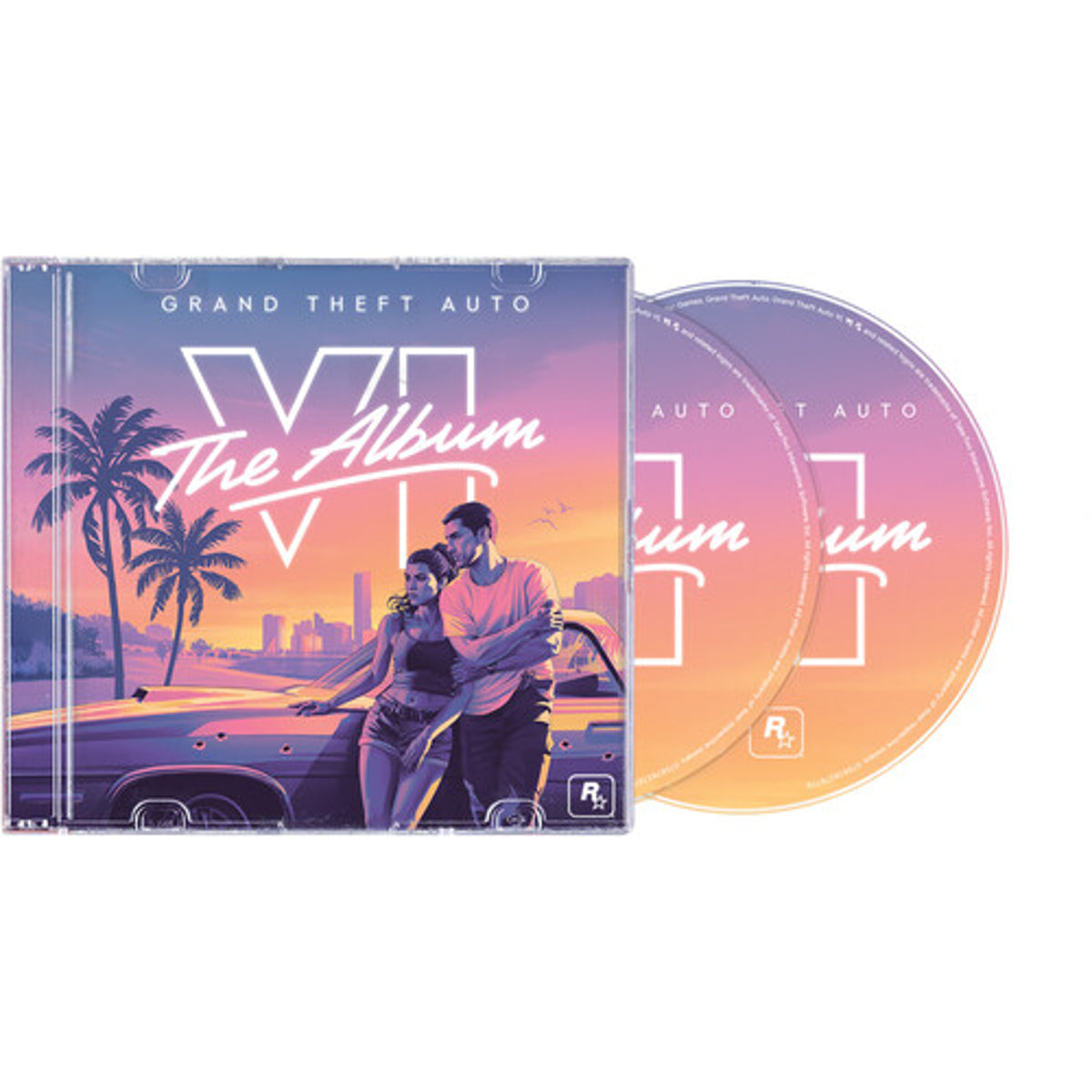 V/A "Grand Theft Auto VI: The Album" 2xCD cover art