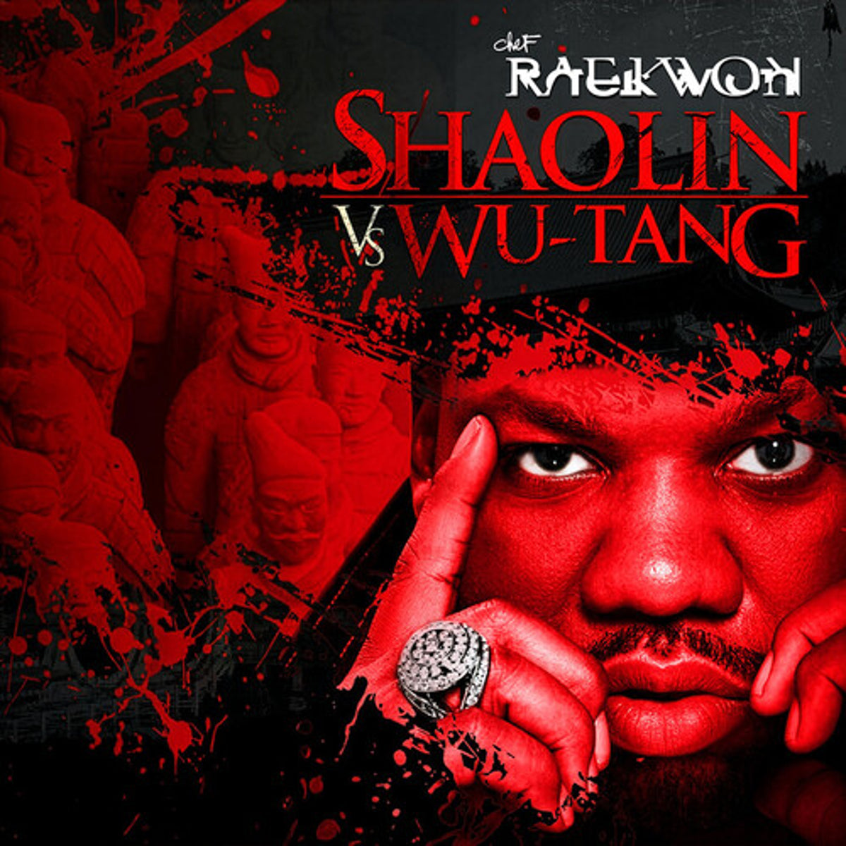 Raekwon "Shaolin vs. Wu-Tang (15th Anniversary)" 2xLP cover art
