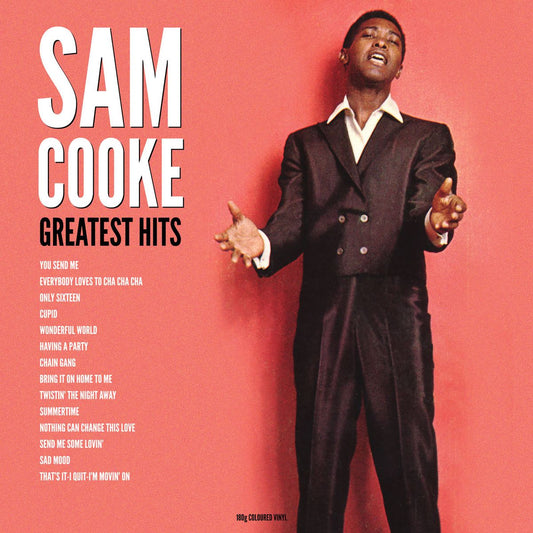 Sam Cooke “Greatest Hits” (ELECTRIC Blue Vinyl, 180g) LP cover art