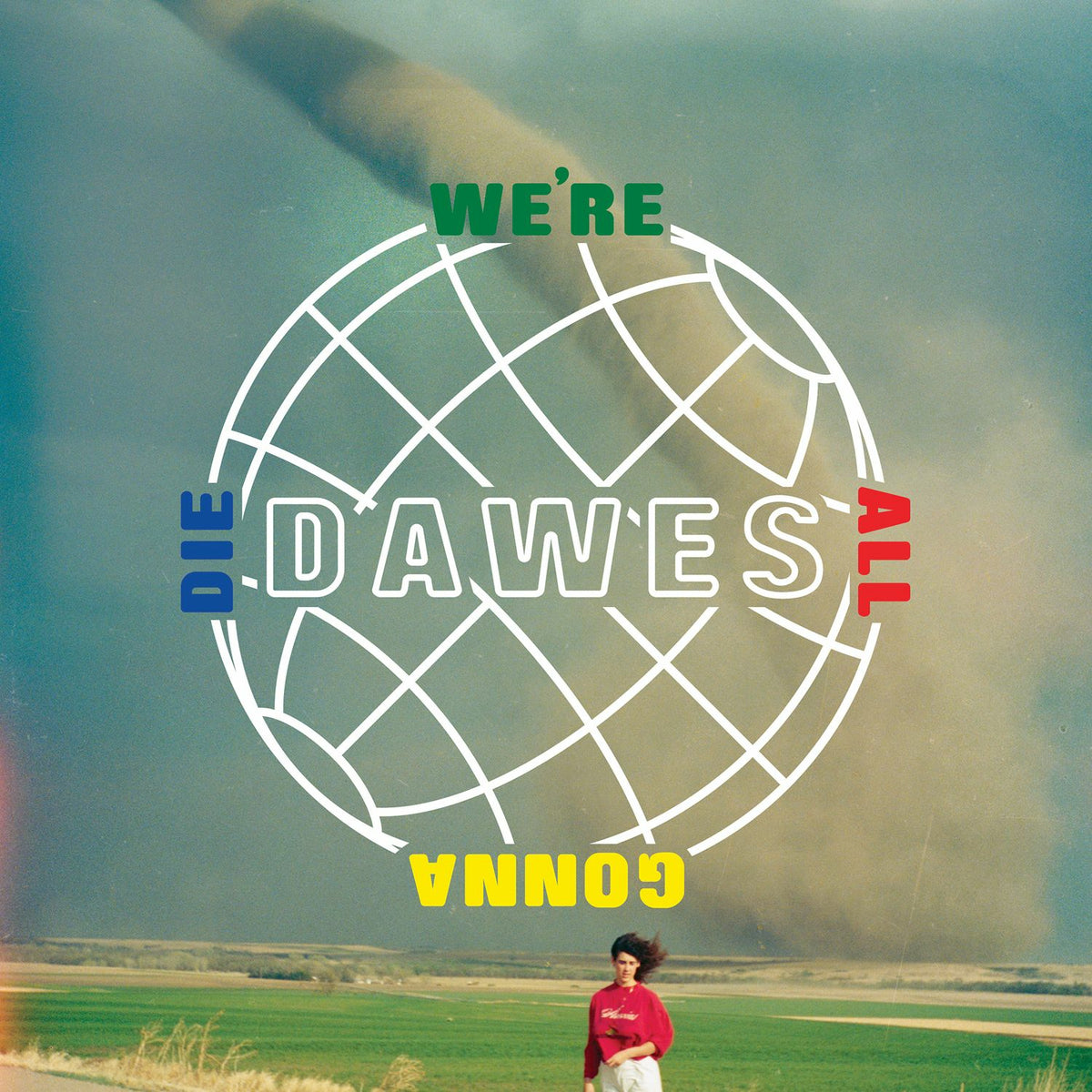 Dawes "We're All Gonna Die (10th Anniversary Deluxe Edition)" (Dodger Blue & Blanco Color vinyl) 2xLP cover art
