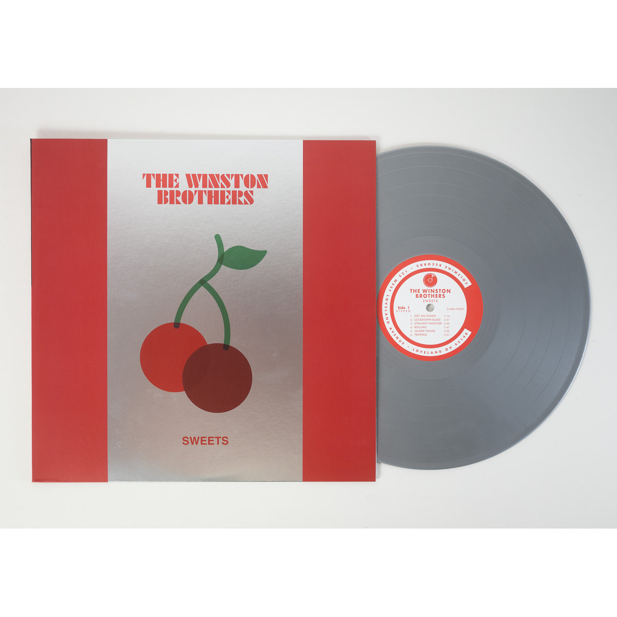 The Winston Brothers "Sweets" (Silver vinyl) LP cover art